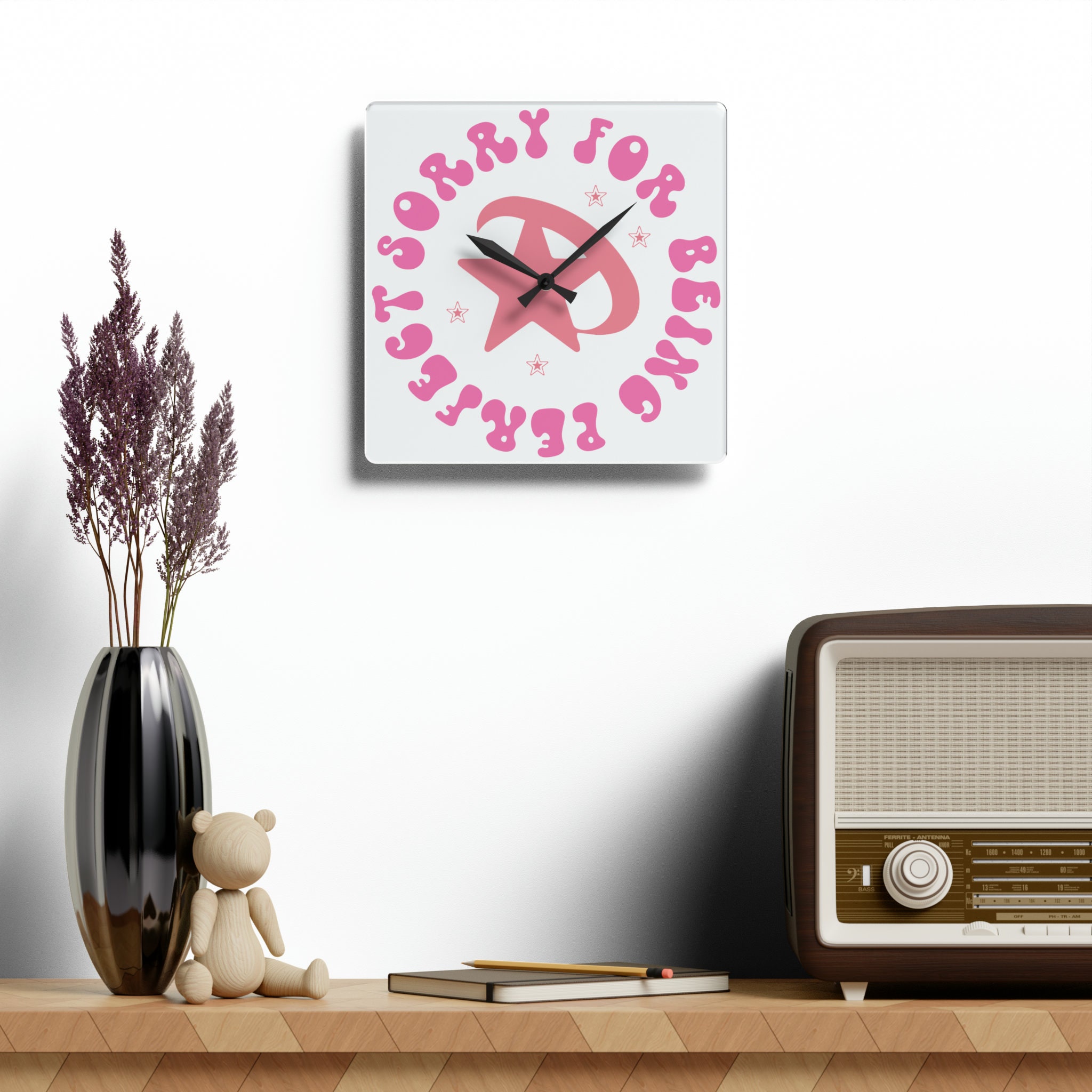 Y2K Clock Artsquare Clockcouples Wall Artcreative Etsy Australia