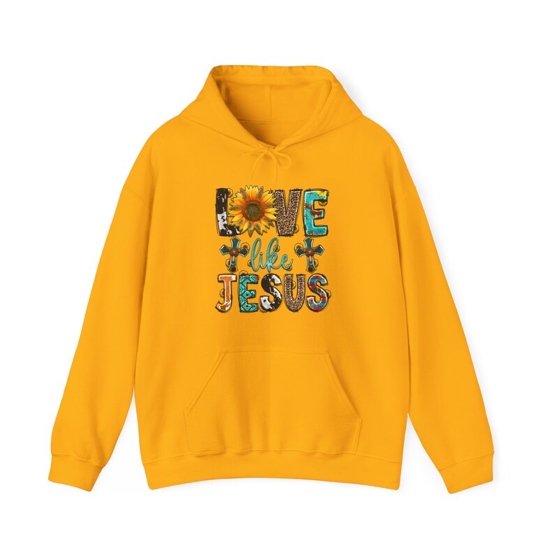 Love Like Jesus Hoodie Faith Hoodie Jesus Love Hoodie, Christian