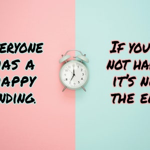 Tout le monde a une affiche de motivation de fin heureuse