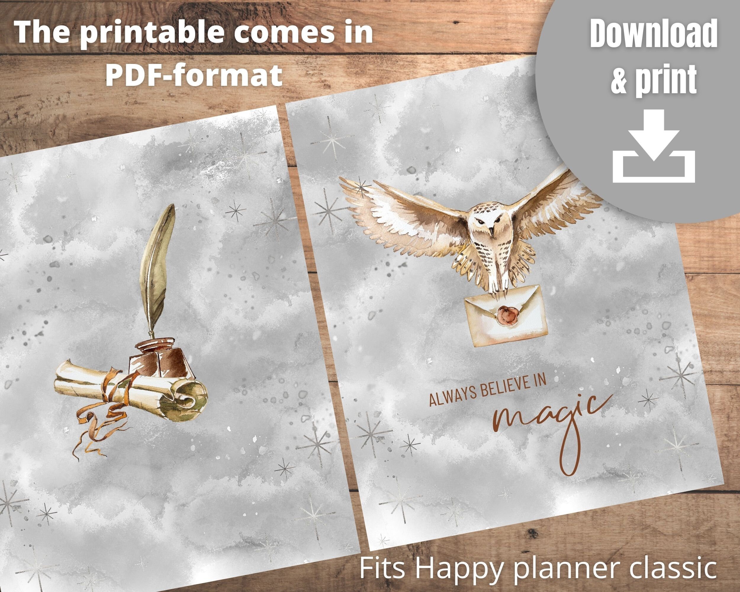 Happy Planner Cover / Dashboard /divider Printable - Etsy