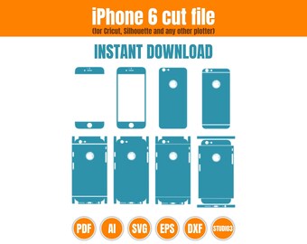 Iphone Skin Template - Etsy