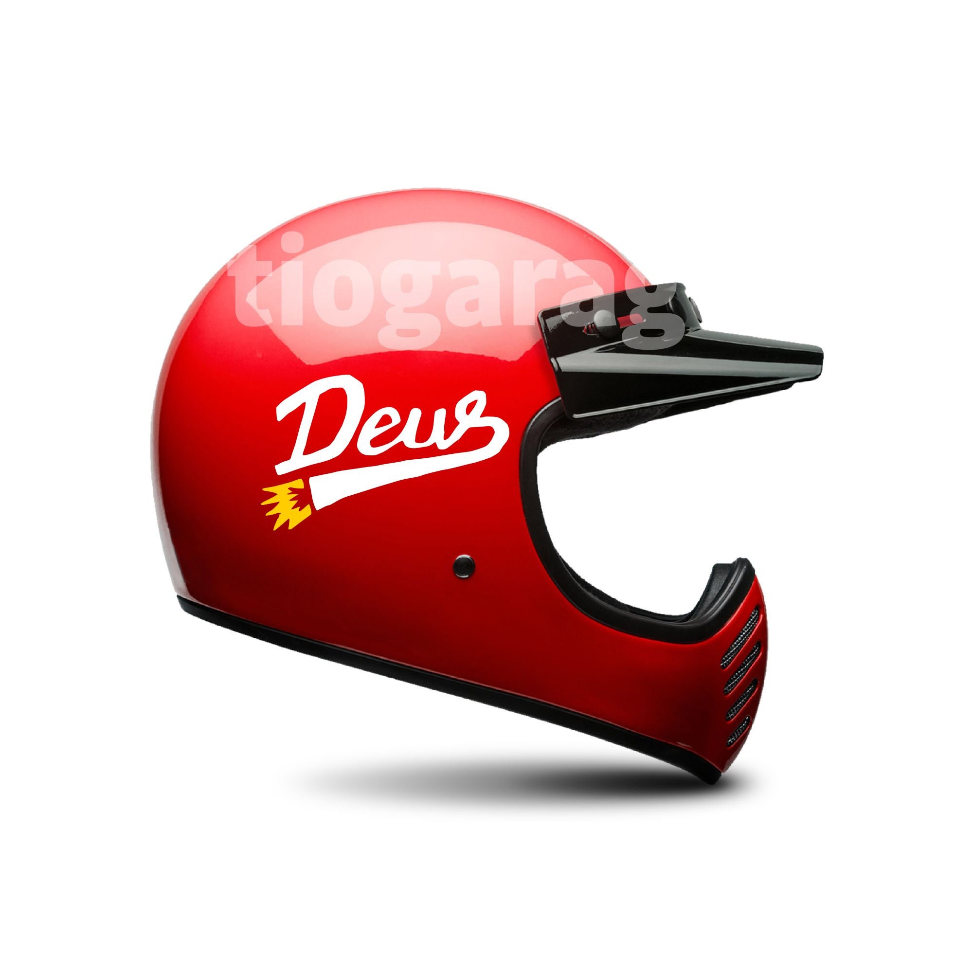 Deus Ex Machina 18 Stickers for Motorcycle Helmet Cafe Racer Special Bobber  Scrambler 