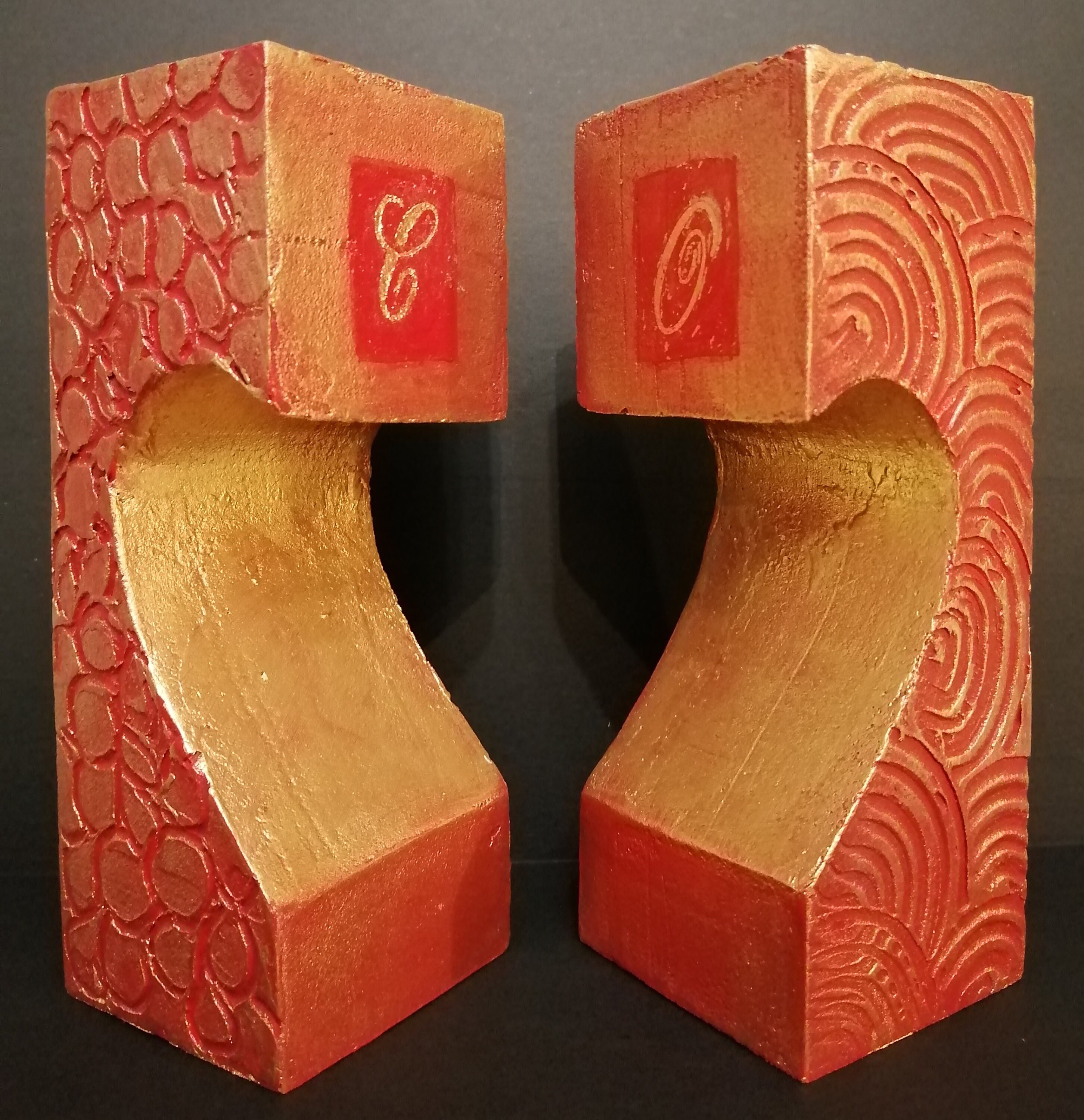 Bougeoirs Duo Cœur Personnalisables