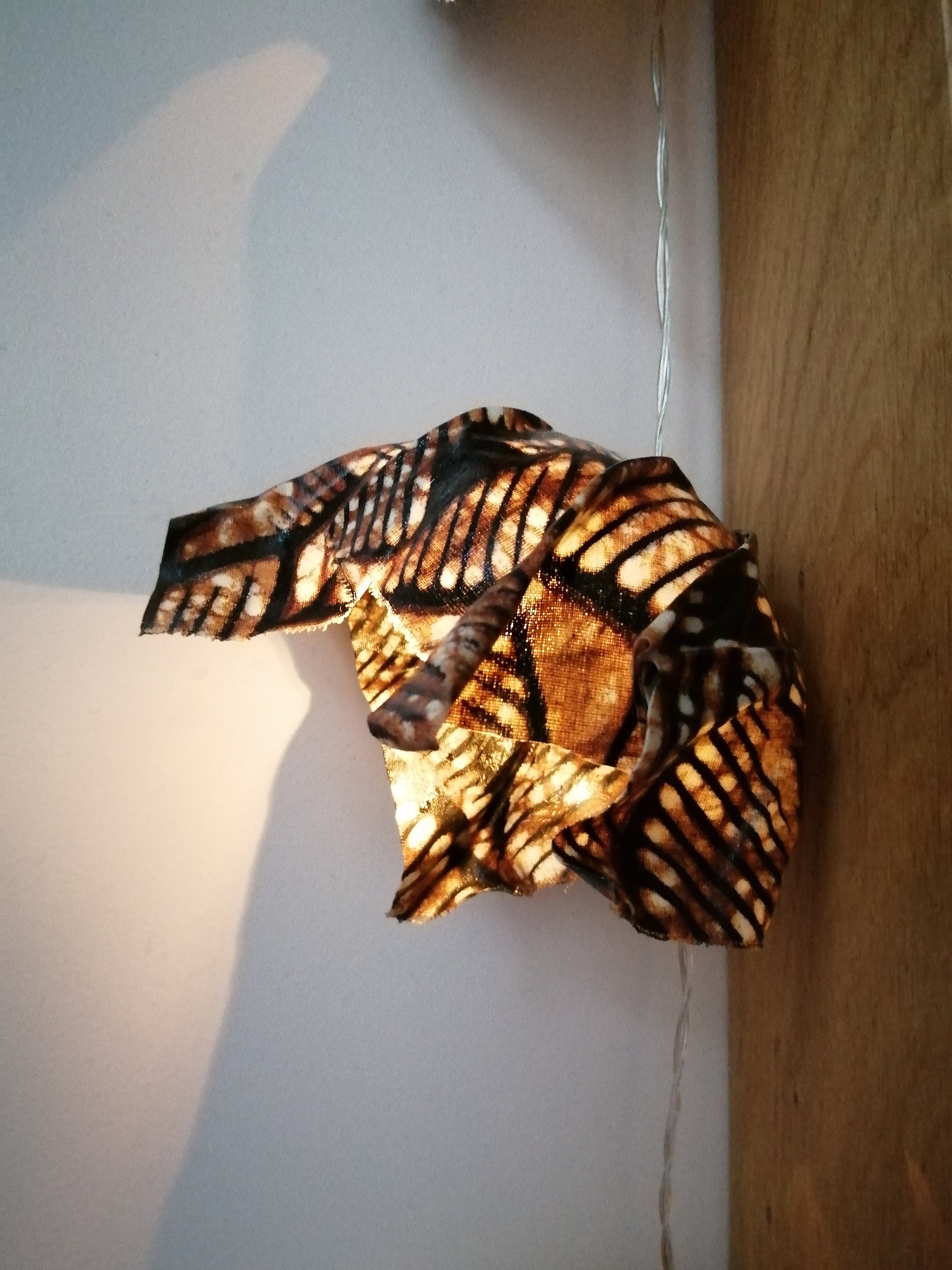 Deco wax lighting fabrics resinsed 10 battery LEDs Etsy