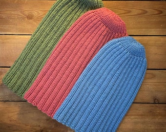 Merino Wolle Gestrickte Beanie