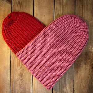 Handmade 100% merino wool winter hat. Different colours for kids and adults, make your family look