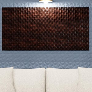 CNC Wall Panel Tessellated Geometric Wood Relief STL File for Seamless Tiling