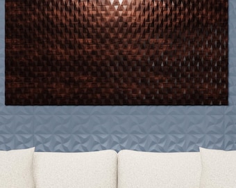 Tessellated Geometric Wall Panel CNC STL File