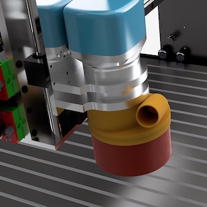 Makita Router Cyclonic Dust Boot: CNC 3D Print STL Files