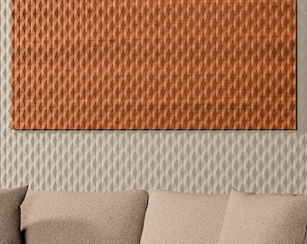 Tessellated Geometric Wall Panel CNC STL File
