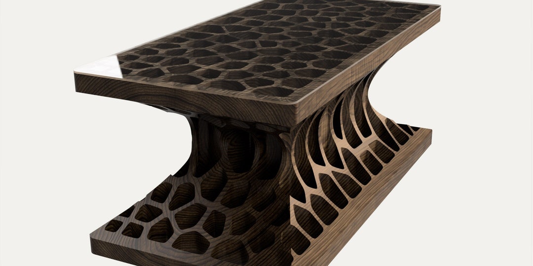 Modern CNC Voronoi Coffee Table - Digital Woodworking Files ...