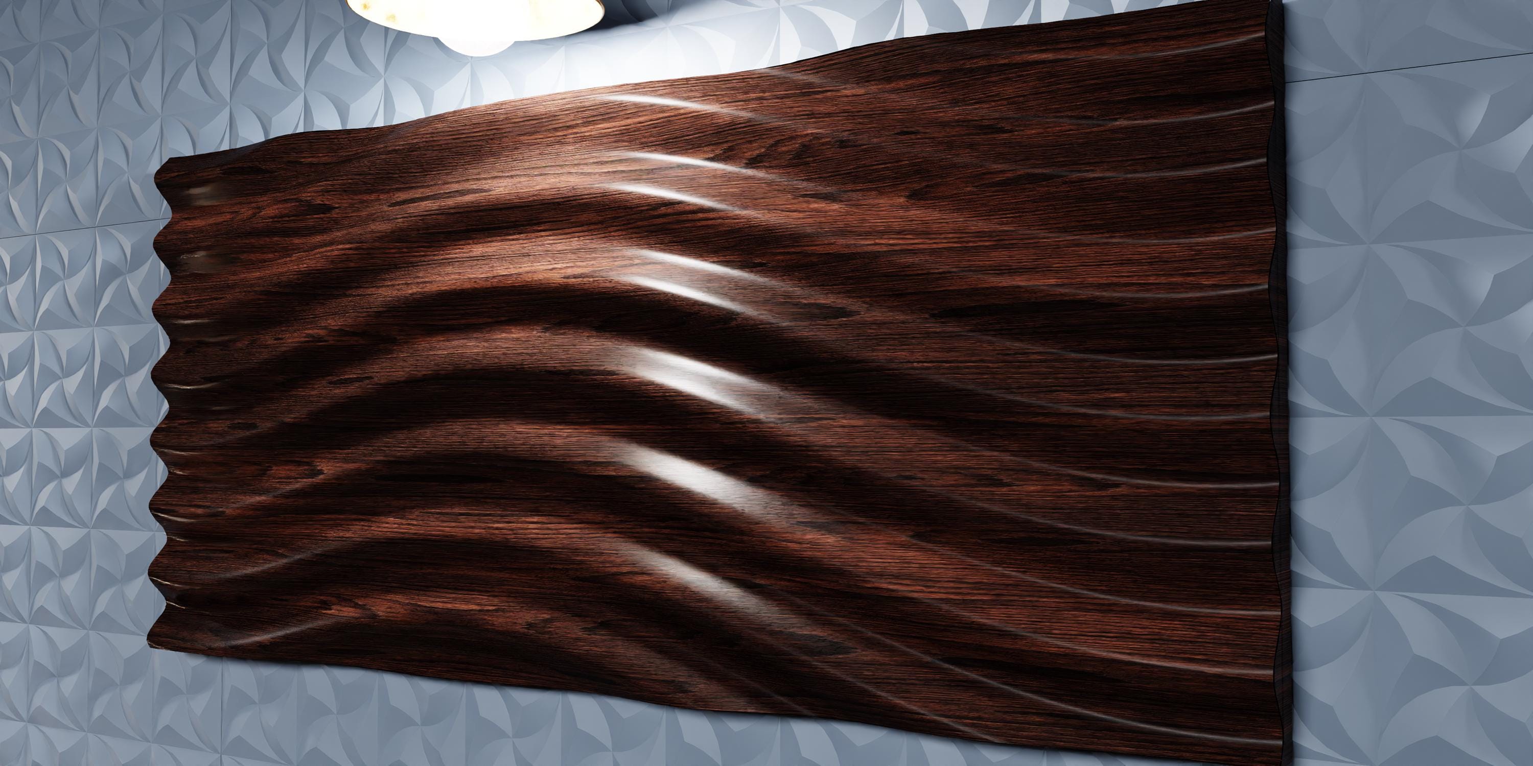 Wave Texture Wall Panel CNC STL File - Etsy Canada