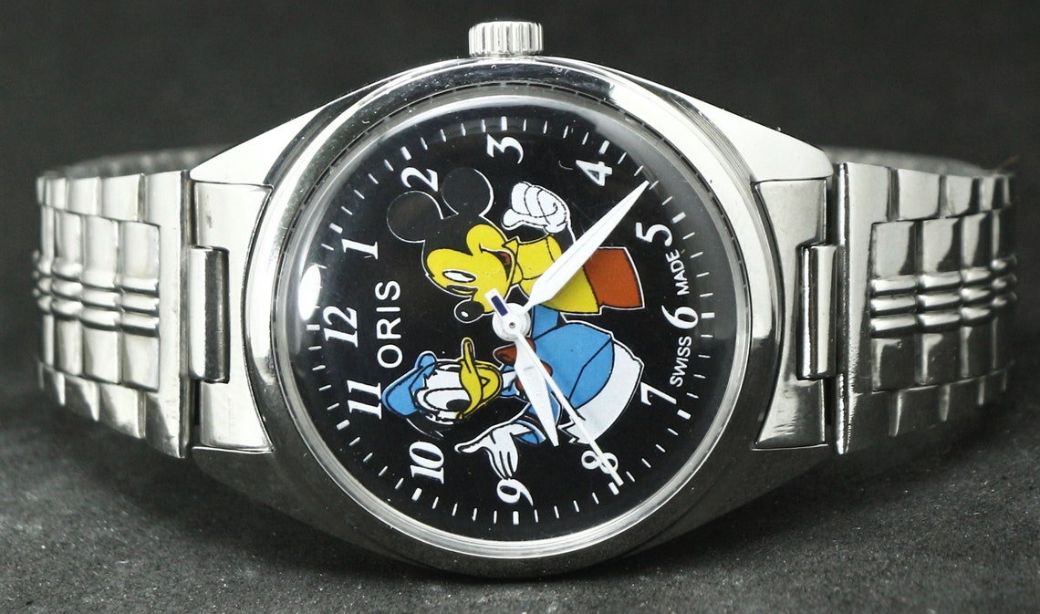 oris mickey mouse watch