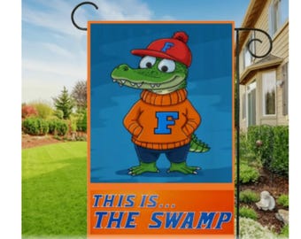 Florida Gators Yard Flag - 2 Sided (12 x 18) (Flag Pole Not Included)