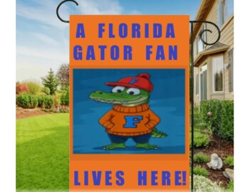 Florida Gators Yard Flag - 2 Sided (12 x 18) (Flag Pole Not Included)