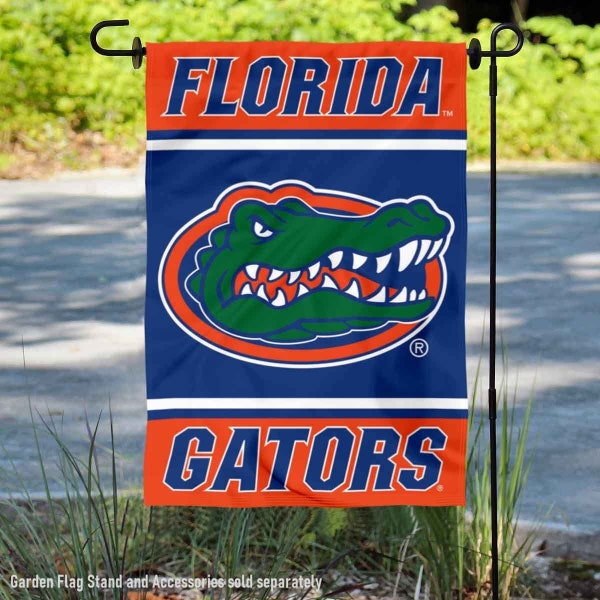 Florida Gators Yard Flag  - 2 Sided // 12 x 18 (Flag Pole Not Included) - UF  Yard Flag // U of FL Yard Flag // Florida Yard Flag