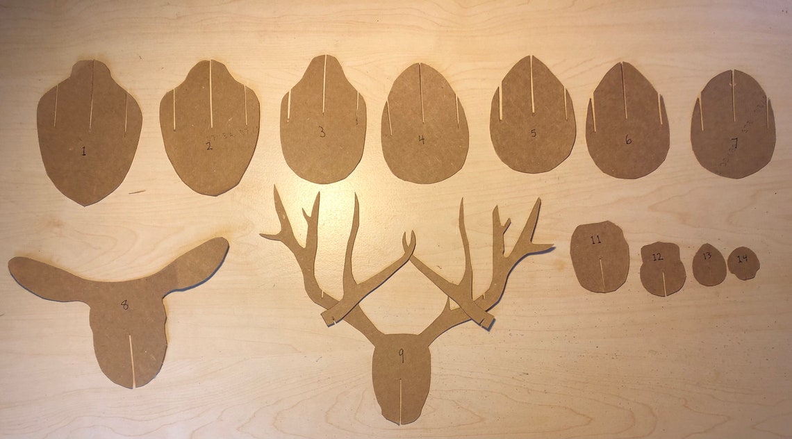 Beer Box Deer Head Template Beer Box Deer Head Template