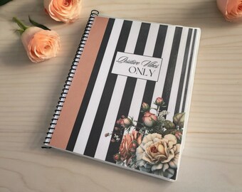 Positive Vibes Journal: Spiral Bound Planner, Budget & Goal Tracker
