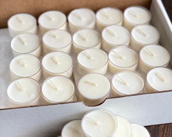 Wholesale Soy Tea Lights: Scented & Unscented Bulk Candles