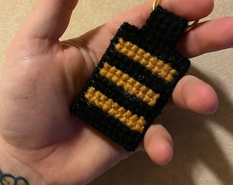 Handmade Cross-Stitch Keyring