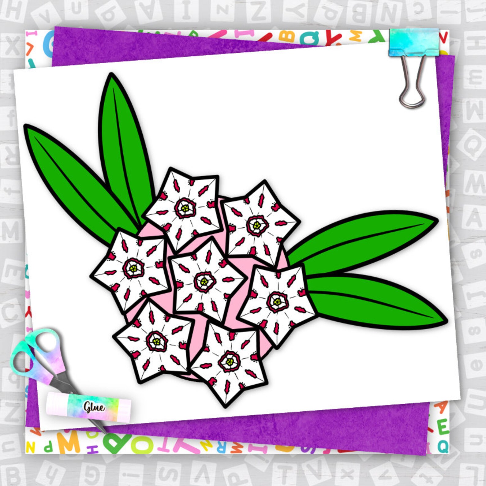 Mountain Laurel Flower Craft, Kids Printable Craft Template ...