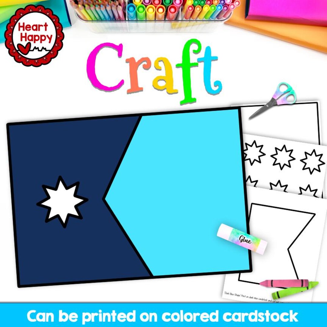 Minnesota Flag Craft, Kids Printable Craft Template, Minnesota State ...