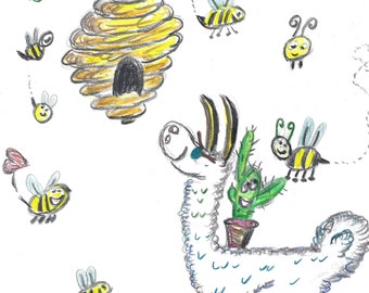 The Three Legged Llama Meets The Honey Bees