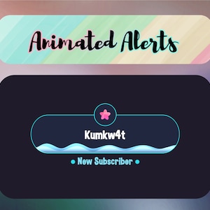 Animated Twitch Alerts - Stream Alerts - Cozy Water Box