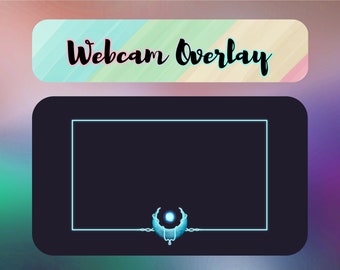 Animated Webcam Overlay / Webcam Frame - Moon Spirit Themed