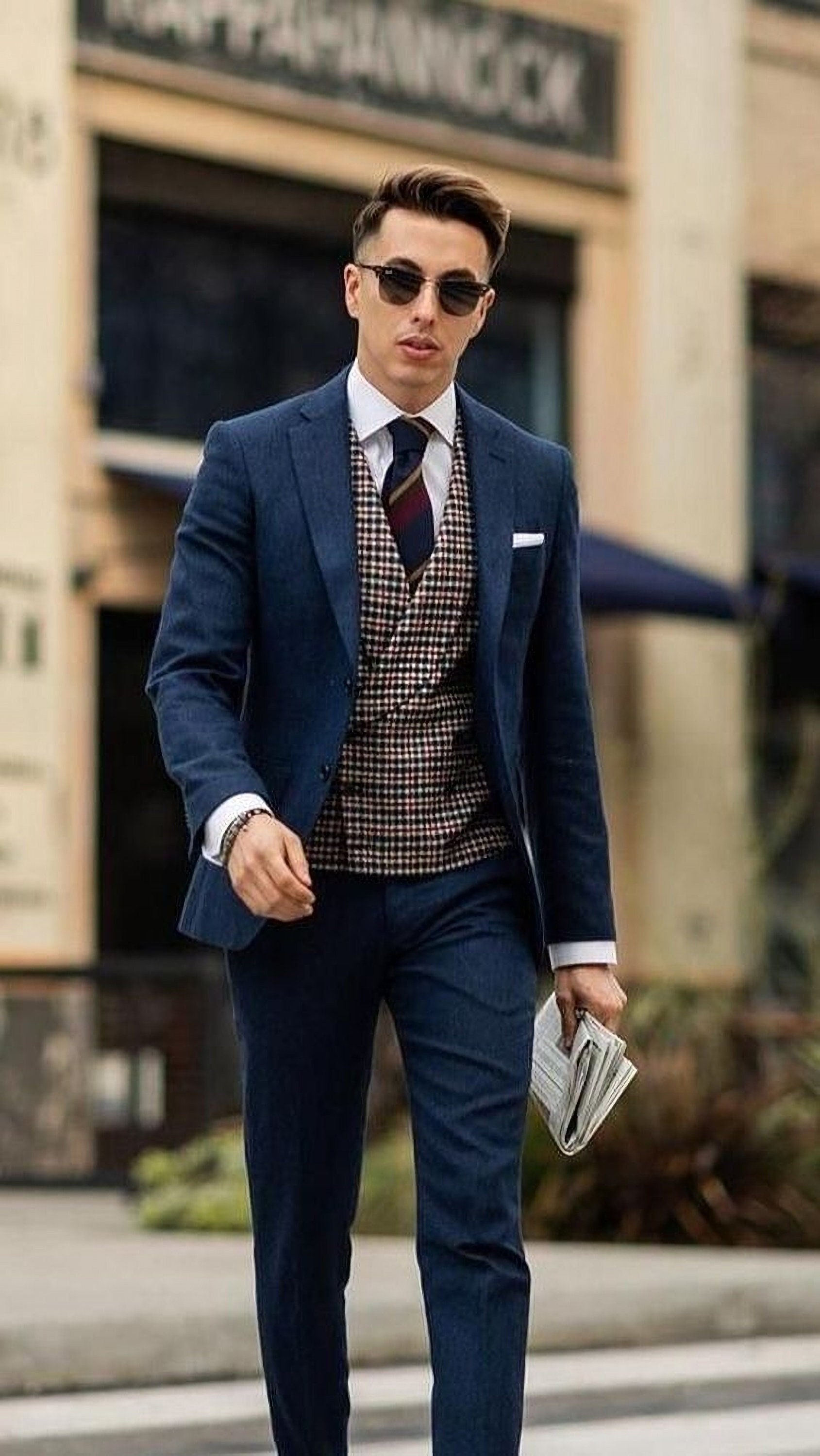 Men Blue Suit Wedding Groom Wear Suit for Men Engagement 2 - Etsy