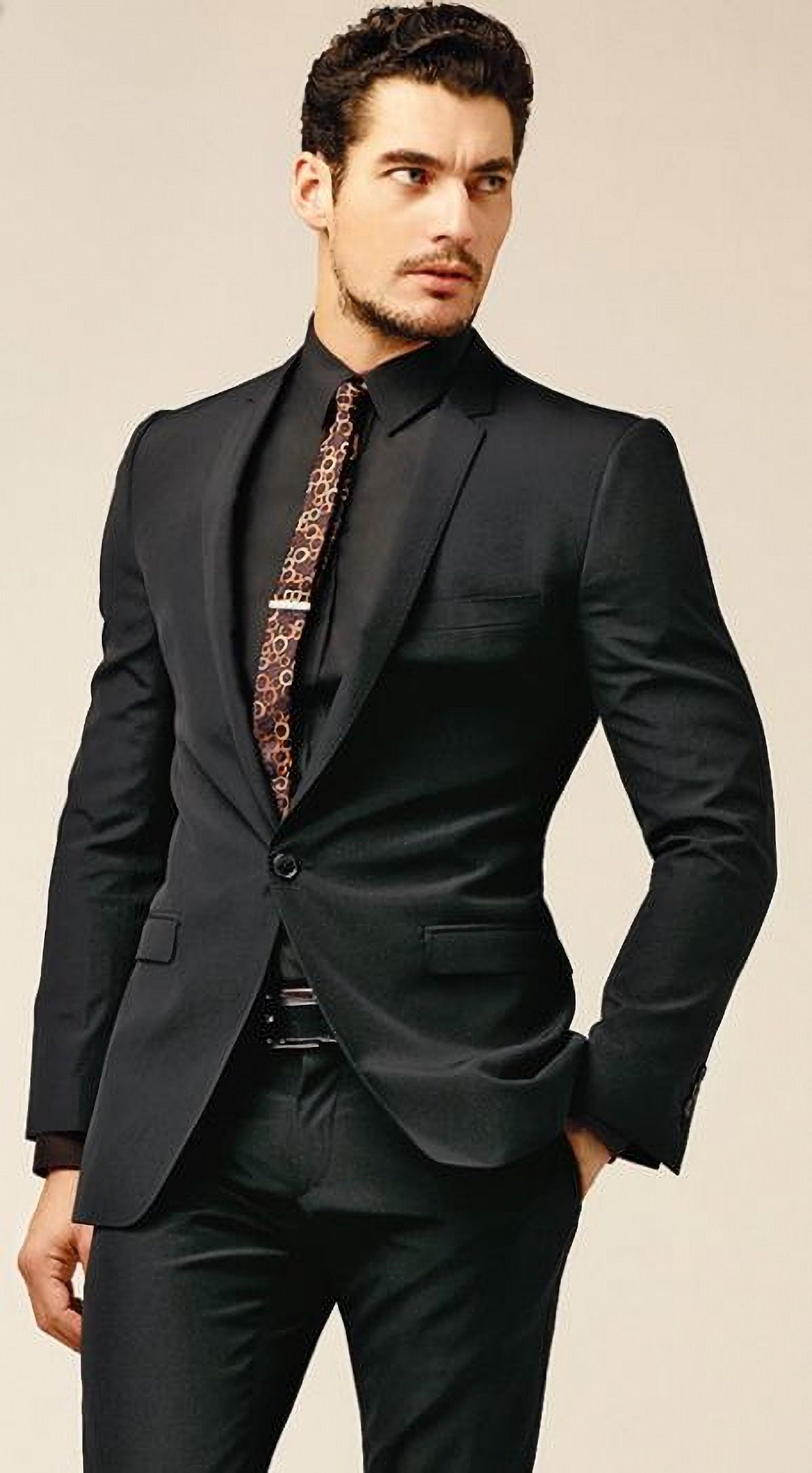 Men Black Suits Summer Suit 2 Piece Suits Wedding Suitsmen Etsy