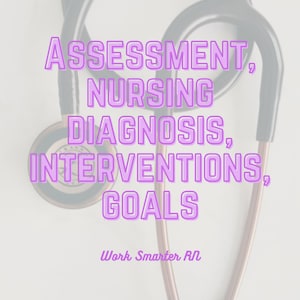 DIGITAL NOTES: Assessment, nursing diagnosis, interventions, goals