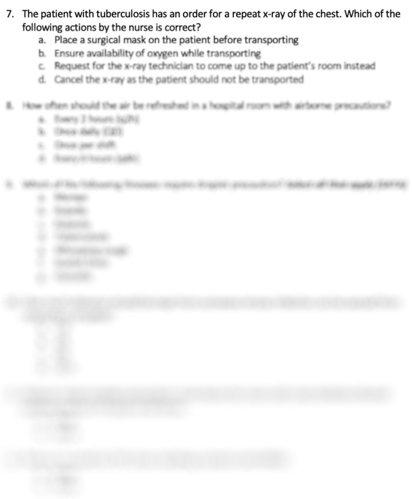 DIGITAL NOTES Isolation Precautions QUIZ nursing Etsy