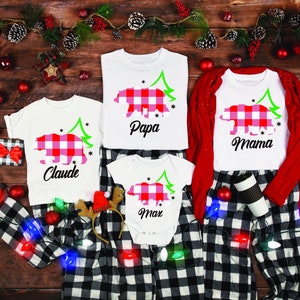 Custom bear Family Shirts,Matching Family Christmas Shirts,Mama Bear Shirt, Papa Bear Shirt, Matching Family Shirts, Mommy and Me Shirts,