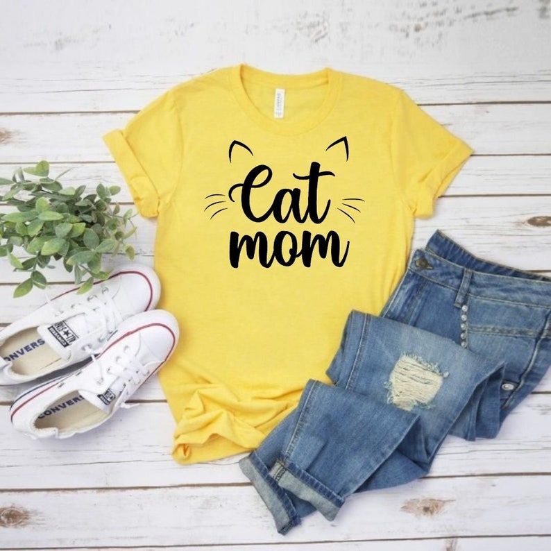 Cat Momt-shirt Cat Meme Shirt Funny Tshirt cute Cat Shirt | Etsy