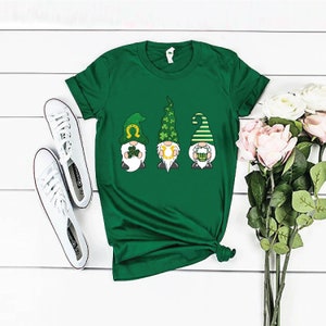 St Patrick’s Day Gnome Shirt, Shamrock Gnome Shirt, St Patrick’s Day Shirt, St Patrick’s Day T-shirt, Gnome Shirt, Funny Shirts