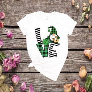 St Patricks Day Gnome Shirt, Love Gnome Shirt, Patricks Day Shirt, St. Patricks Day Shirt, Patricks Day Gnome Shirt