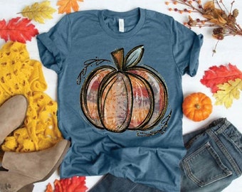 Fall Pumpkin Shirt, Pumpkin patch tie dye Sweatshirt, Fall Shirt for Women, cute Mom Pumpkin graphic Shirt, women&#39;s Thanksgiving Sweatshirt
