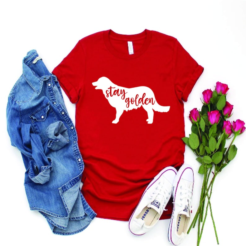 Golden Retriever Owner Gift Dog Mom Shirt Stay Golden Shirt Golden Retriever Shirt Funny Dog Mom Shirt