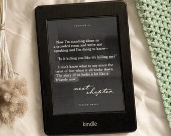 Ekran blokady Kindle'a: Cytat z książki „The Story of Us” (do pobrania cyfrowego)
