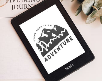 Ekran blokady Kindle Adventure: tapeta Booktok Reader (pobieranie cyfrowe)