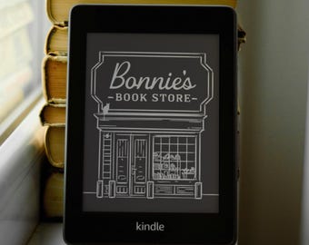 Spersonalizowany ekran blokady Kindle w księgarni: tapeta Booktok (pobranie cyfrowe)