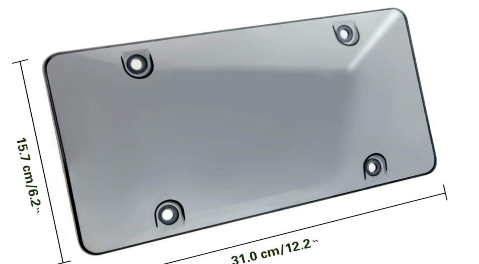 Smoked License Plate Cover Etsy