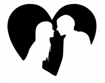 Download Romantic Couple Svg Etsy