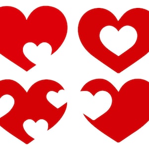 Simple Heart shape SVG Bundles, Valentine Svg, Love Cut Files, Hearts SVG, Heart images, Love SVG, Hearts Svg Red Heart Svg Png Sweet Hearts