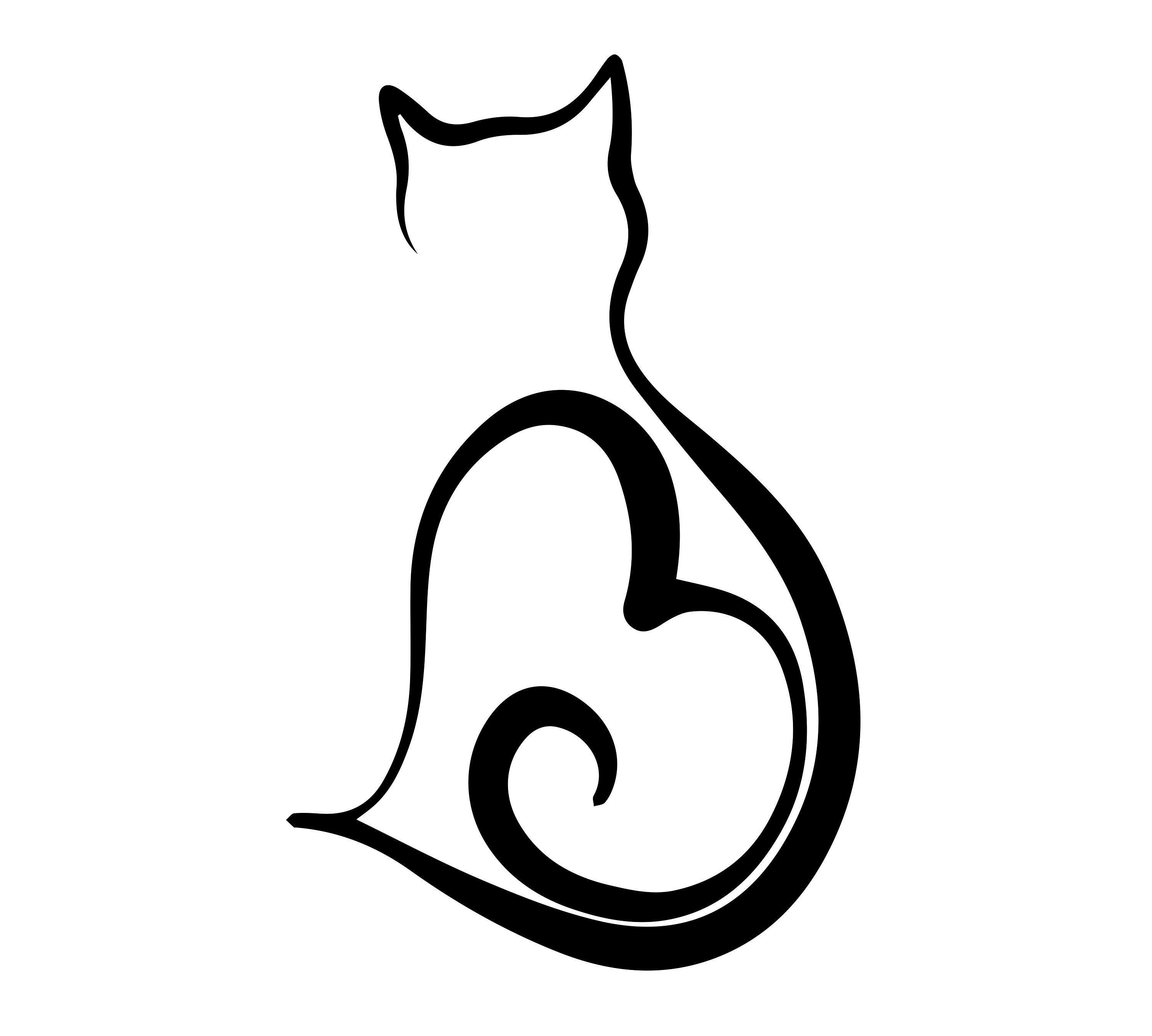 Heart Cat Tail SVG Funny Svg Cat Vibes Svg Cat Svg Cat - Etsy