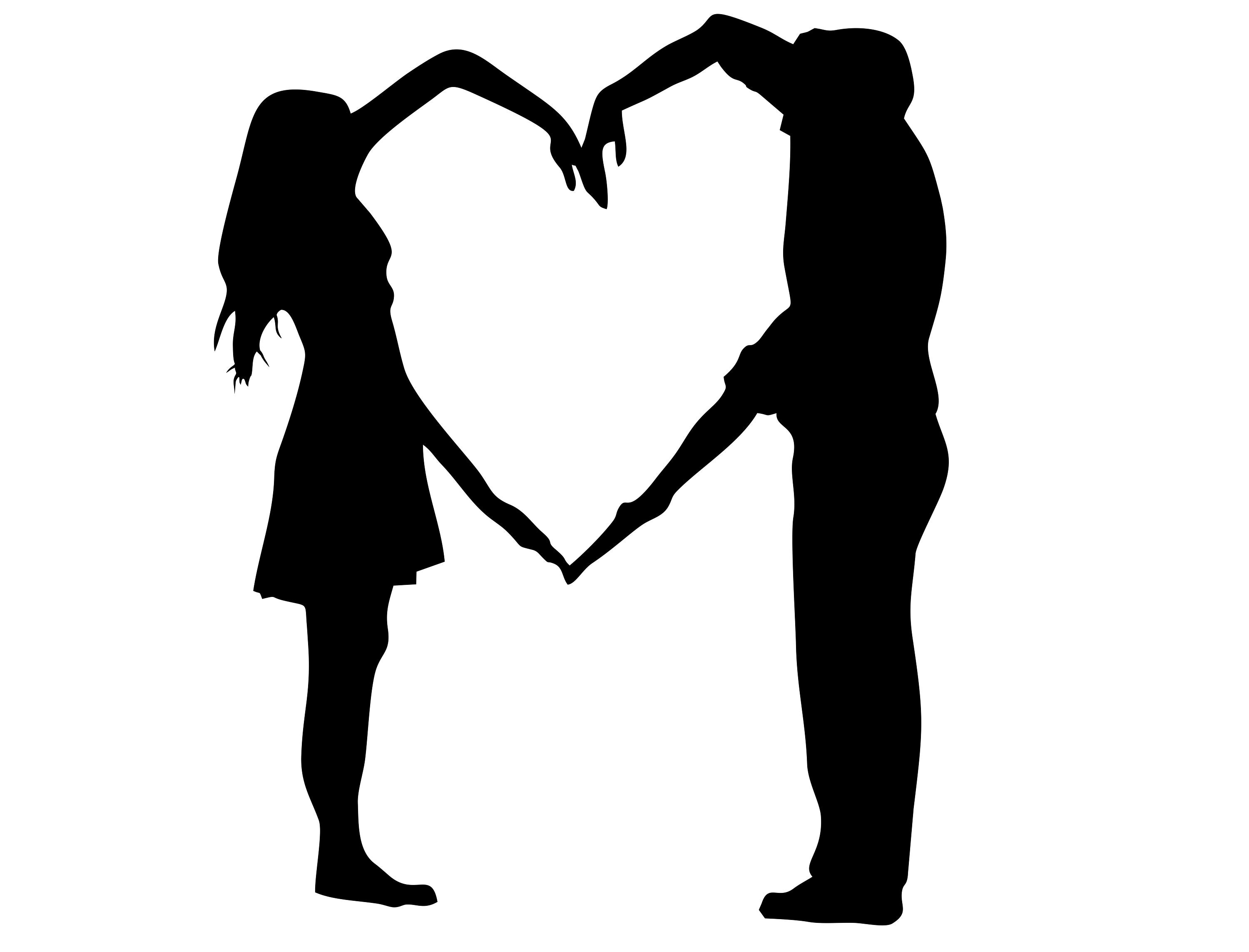 Heart Shape Couple Keychain With Forever Love You Male & Female Charms