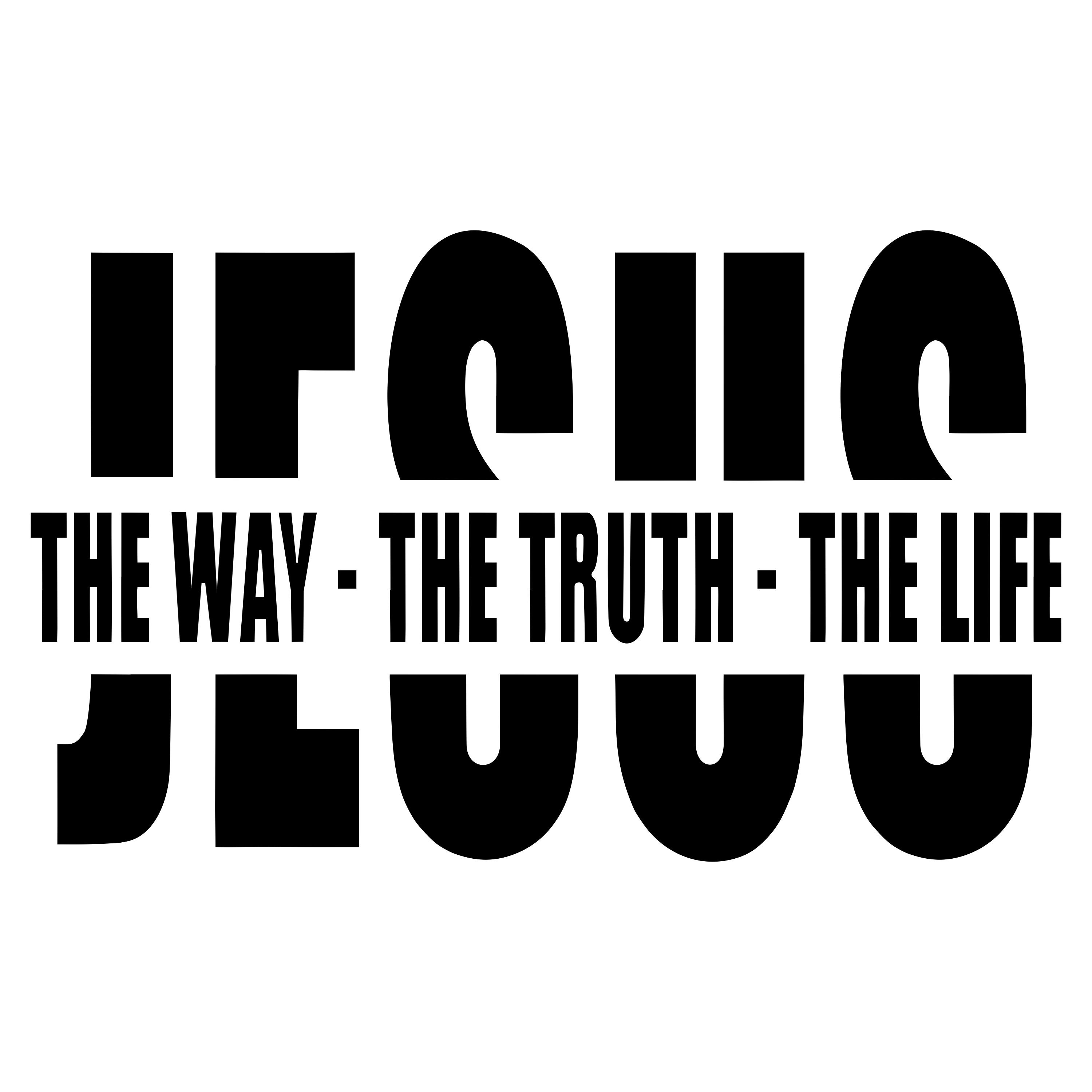 Jesus the Way the True the Life Svg Christian Design Svg | Etsy