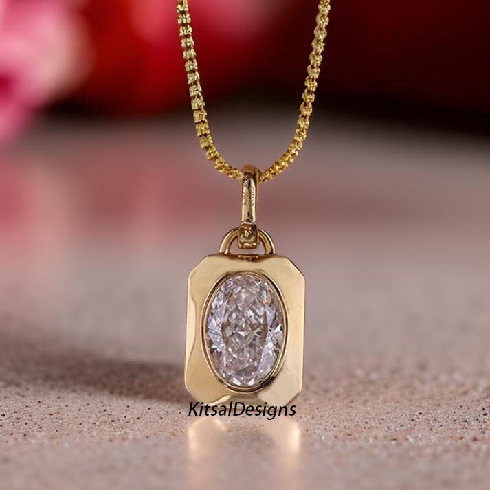 Crushed diamond pendant best sale