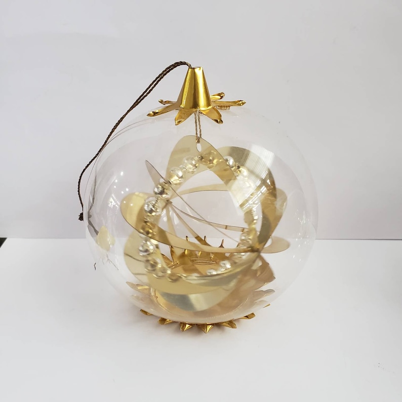 Vintage Christmas Ornament Resl Lenz Western Germany Diorama Etsy